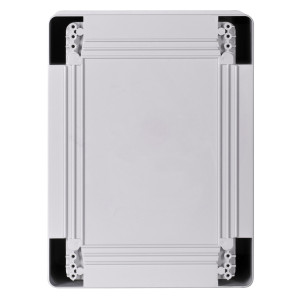 Корпус удароміцний з АБС-пластика e.plbox.250.330.130.tr, 250х330х130мм, IP65 з прозорими дверцятами