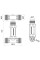 З'єднувач кабельний водонепроникний Т-подібний e.wcc.cnp25t, IP68