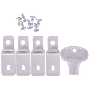 Корпус удароміцний з АБС-пластика e.plbox.210.280.130.tr, 210х280х130мм, IP65 з прозорими дверцятами