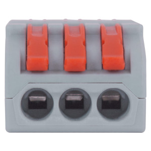 Клемна колодка з'єднувальна e.lc.pro.aw.uni.pl.3 з натискним важелем універсальна