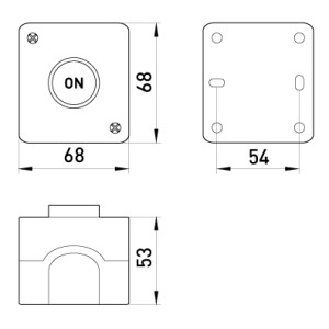 Кнопковий пост e.cs.stand.xal.d.101, пуск
