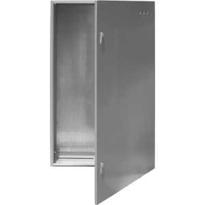 Корпус металевий e.mbox.industrial.p.40.30.20z IP41 з монтажною панеллю (400х300х200)