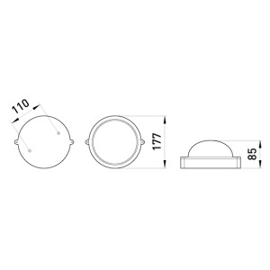 Світильник e.light.1301.1.60.27.white 60W