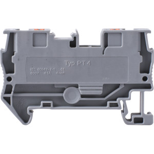 Клемна колодка набірна на DIN-рейку e.tc.din.spring.4