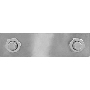 Затискач шпильки заземлення D20 з полосою