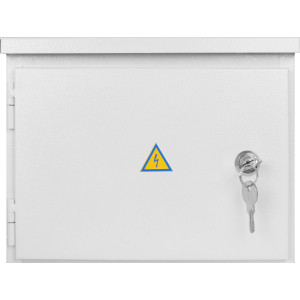 Корпус e.mbox.stand.n.12.z металевий, під 12мод., герметичний IP54, навісний, з замком