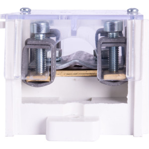 Клемна колодка прохідна e.tc.main.brass.95k, 1х95 мм.кв./4х16 мм.кв..,латунний контакт, з кришкою