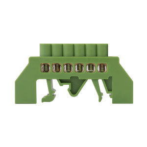 Шина нульова e.bsi.pro.2.6 в ізольованому корпусі універсальна зелена