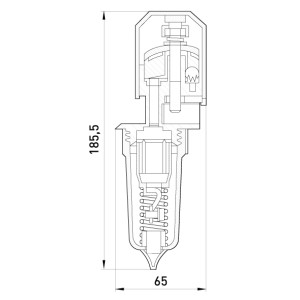 Відгалужувальний проколюючий затискач BZO-03 для освітлення (16-35 AsXs / 2.5-4)