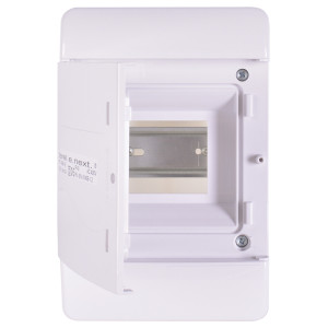 Корпус пластиковий, що вбудовується (PT) 5-модульний, однорядний., IP40, з непрозорими дверцятами