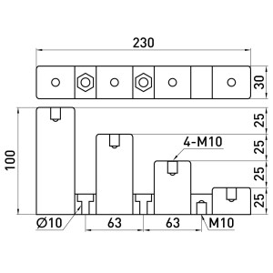 Ізолятор ступінчатий e.step.cj4-40 900A