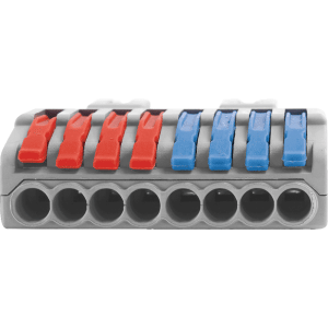 Клемна колодка з'єднувальна e.lc.pro.aw.uni.pl.2-8 з натискним важелем універсальна