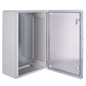 Корпус з ABS-пластику e.plbox.pro.p.60.40.20.tr з прозорими дверцятами 600x400x200мм ІР65