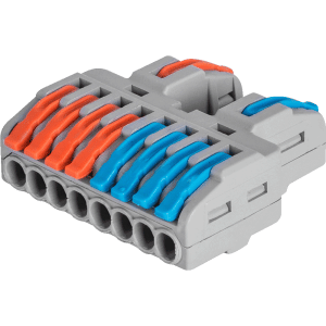 Клемна колодка з'єднувальна e.lc.pro.aw.uni.pl.2-8 з натискним важелем універсальна