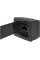 Корпус пластиковий на  8 модулів e.plbox.pro.n.08b.black навісний, чорний з непрозорими дверцятами IP40