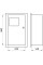 Корпус e.mbox.stand.w.f1.10.z металевий, під 1-ф. лічильник, 10 мод., що вбудовується, з замком