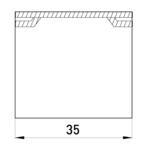 З'єднувач e.trunking.channel.stand.25.16 для короба 25х16мм