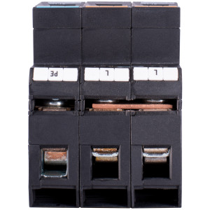 Комбінований ПЗІП e.POmI.1+1 LCF 50/25, клас I+II+III, 1 полюс + N-PE, моноблок