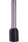 Ізольований наконечник втулковий e.terminal.stand.e4018.black 4,0 кв.мм, чорний, 100шт