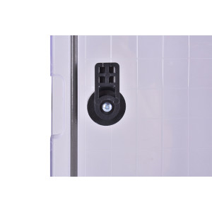 Корпус удароміцний з АБС-пластика e.plbox.210.280.130.tr, 210х280х130мм, IP65 з прозорими дверцятами