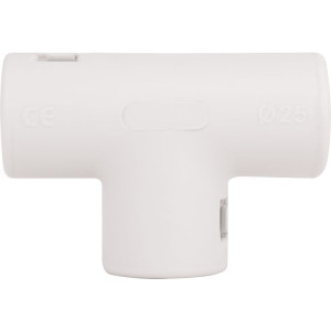 Т-з'єднувач розбірний e.pipe.t.connect.stand.m.25 для труб d25мм MUTLUSAN