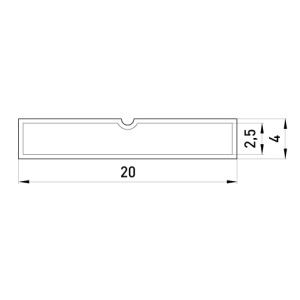 Гільза мідна луджена кабельна з'єднувальна e.tube.stand.gty.2.5