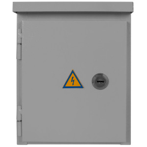 Корпус e.mbox.stand.n.06.z металевий, під 6мод., герметичний IP54, навісний, з замком