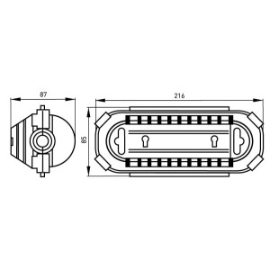 Водонепроникний бокс e.box.fsh.01, IP44