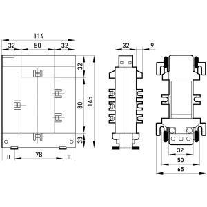Трансформатор струму e.trans.600.split 600/5А клас 1.0 з роз'ємним магнітпроводом
