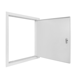 Дверцята металеві ревізійні e.mdoor.stand.600.600.z 600х600м c замком