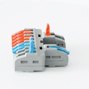 Клемна колодка з'єднувальна e.lc.pro.aw.uni.pl.2-8 з натискним важелем універсальна