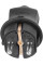 Вилка пряма каучукова e.plug.rubber.028.16, з з/к, 16А