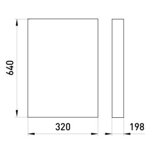 Ящик ЯПРП-250А, рубильник перекидний BP32-35B71250 IP54
