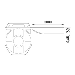 Сталева бандажна стрічка e.steel.band.pro.9,5.65.30, 9,5х0,65мм, 30м
