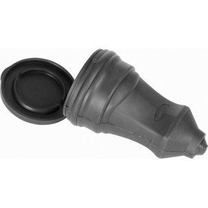 Розетка переносна з захисною кришкою каучукова e.socket.rubber.029.16, з з/к, 16А