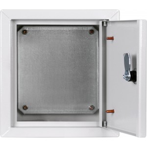 Корпус металевий e.mbox.pro.p.40.40.20 IP31 з монтажною панеллю (400х400х200)