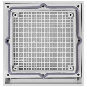 Решітка з фільтром e.climat.filter.pro.125 125х125мм, IP55