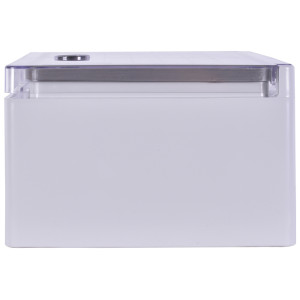 Корпус удароміцний з АБС-пластика e.plbox.210.280.130.tr, 210х280х130мм, IP65 з прозорими дверцятами