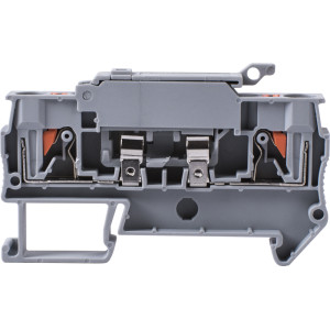 Клемна колодка набірна на DIN-рейку e.tc.din.spring.4.HESI, під запобіжник 5x20