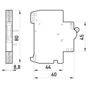 Блок додаткових контактів e.industrial.acs.znh.20