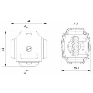 Сжим (зажим) відгалужувальний У733