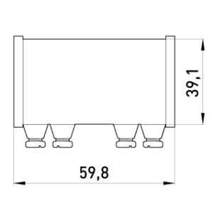 З'єднувач металевий e.industrial.pipe.connect.screw.1-1/4", на гвинтах