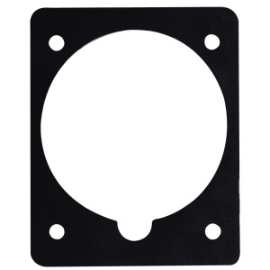 Силова розетка, що вбудовується e.socket.pro.5.32.wall, 5п., 380В, 32А (425)