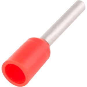 Ізольований наконечник втулковий e.terminal.stand.e0306.red 0.25 кв.мм, червоний, 100шт