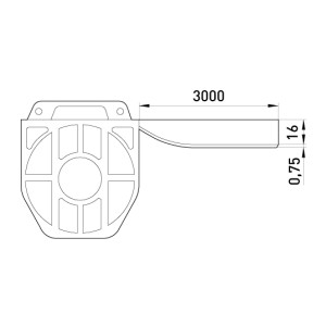 Сталева бандажна стрічка e.steel.band.pro.16.75.30, 16х0,75мм, 30м