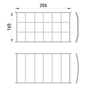 Захисна решітка e.halogen.grill.1000 до прожектора 1000 Вт
