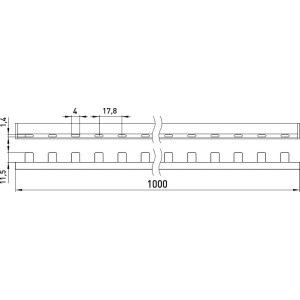 Шина з'єднувальна e.bc.stand.1.63, 1п., 63 А