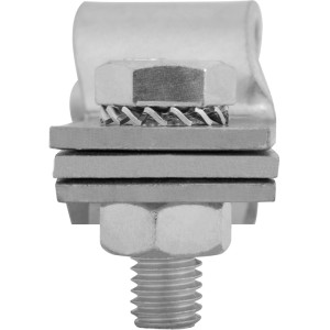 Затискач шпильки заземлення D20 з полосою