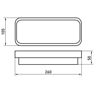 Світильник аварійний e.emerg.506L.led.Li.3h.IP20, не постійний, 3 години
