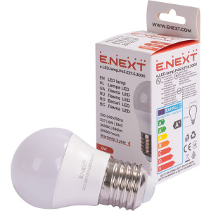 Лампа світлодіодна e.LED.lamp.P45.E27.6.3000, 6Вт, 3000К